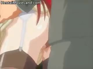 Flørten rødhårete anime søta blir liten mus part4