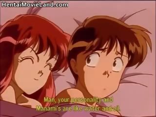 Gražus nešvarus raudonplaukiai anime mažutė turėti malonumas part5