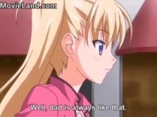 Nasty sexually aroused Blonde Big Boobed Anime babe Part3